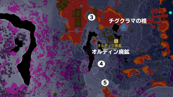 朽ちてない石打ちが出る影の像-詳細マップ２