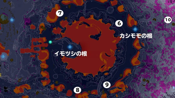 朽ちてない石打ちが出る影の像-詳細マップ３