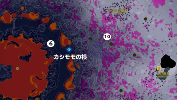 朽ちてない石打ちが出る影の像-詳細マップ４