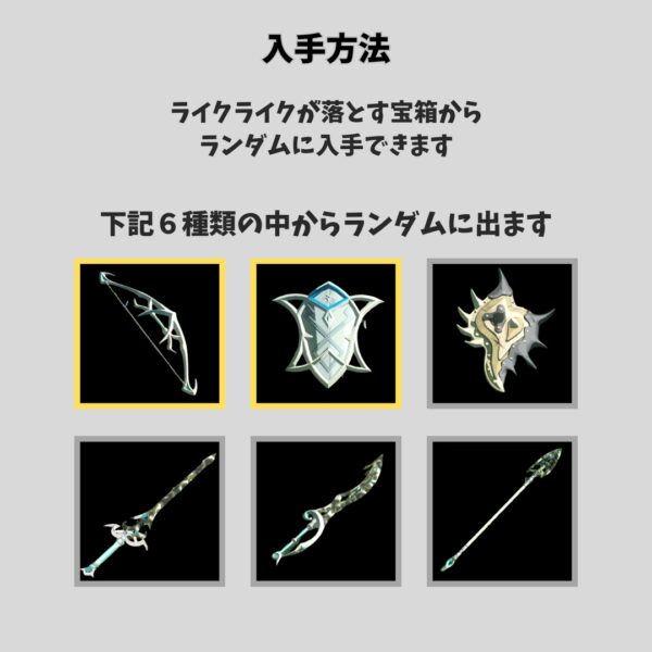 ゾーラの弓と盾-入手方法