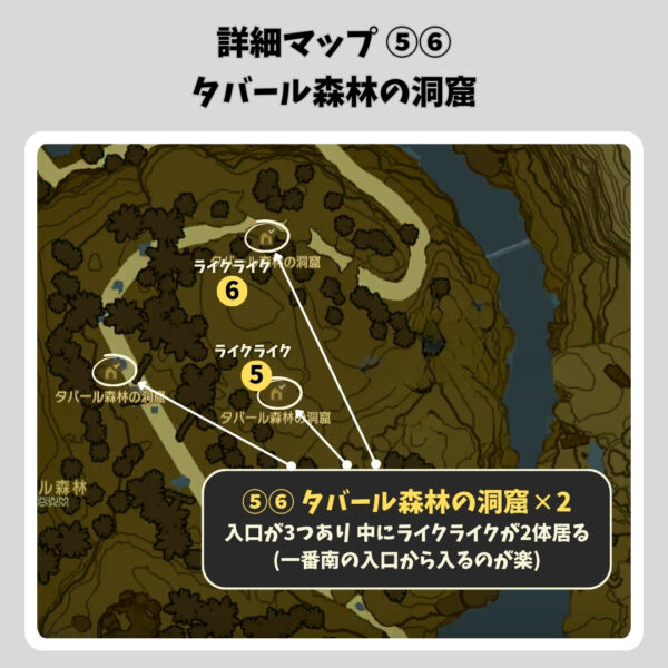 ゾーラの弓と盾-詳細マップ⑤⑥