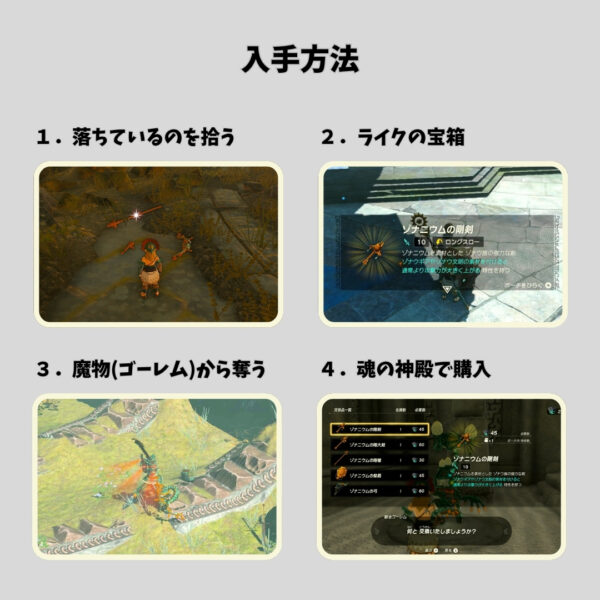 ゾナニウムの武器入手場所-入手方法